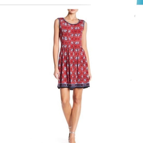 max studio fit and flare dress